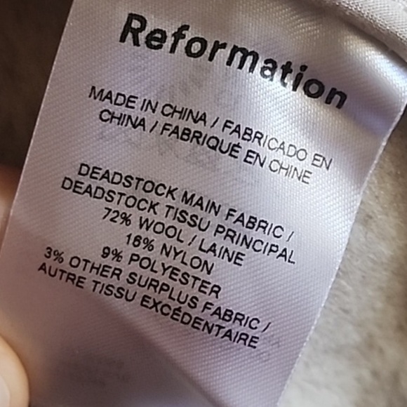 Reformation Coat - Picture 7 of 7